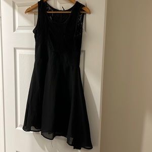 Black lace skater dress size S